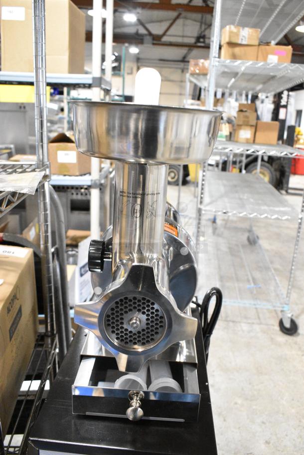 BRAND NEW SCRATCH AND DENT! 2024 Backyard Pro 554BSG12 Butcher Series #12 Electric Meat Grinder. 120 Volts, 1 Phase. Tested and Working! - Image 2 of 9