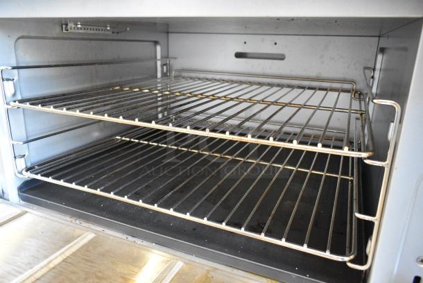 LIKE NEW! 2024 KoolMore KM-CR36-NG Stainless Steel Commercial Natural Gas Powered 6 Burner Range w/ Oven. 210,000 BTU. - Image 6 of 8