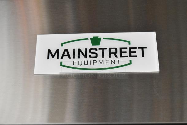 BRAND NEW SCRATCH AND DENT! 2023 Mainstreet 829BMR23F Stainless Steel Commercial Single Door Reach In Freezer w/ Poly Coated Racks. 115 Volts, 1 Phase. Tested and Powers On But Does Not Get Cold - Image 2 of 6