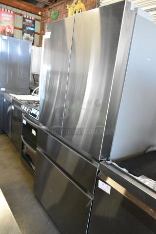 BRAND NEW SCRATCH AND DENT! 2024 LG LF30S8210S/00 Stainless Steel French Style Cooler w/ 2 Freezer Drawers. 115 Volts, 1 Phase. Tested and Working!