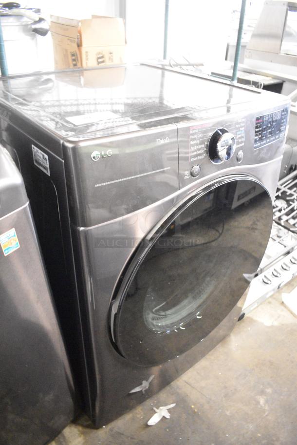 BRAND NEW SCRATCH AND DENT! LG DLEX4080B Metal Electric Powered Front Load Dryer. 208/240 Volts, 1 Phase. - Image 2 of 9