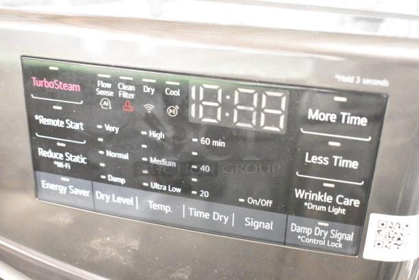 BRAND NEW SCRATCH AND DENT! LG DLEX4080B Metal Electric Powered Front Load Dryer. 208/240 Volts, 1 Phase. - Image 4 of 9