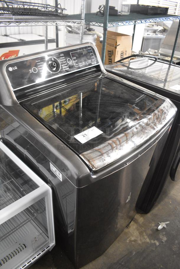 BRAND NEW SCRATCH AND DENT! LG WT7900HBA Metal Top Load Washer. 115 Volts, 1 Phase. - Image 2 of 8