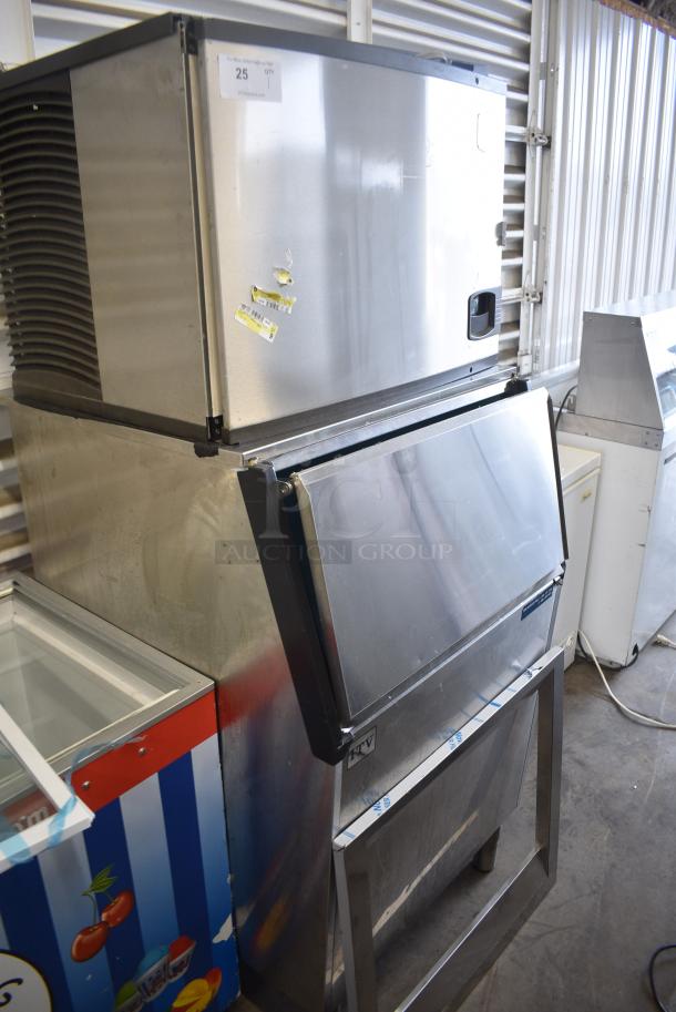 Manitowoc ID0452A-161 Stainless Steel Commercial Ice Head on Commercial Bin. 115 Volts, 1 Phase. - Image 2 of 9