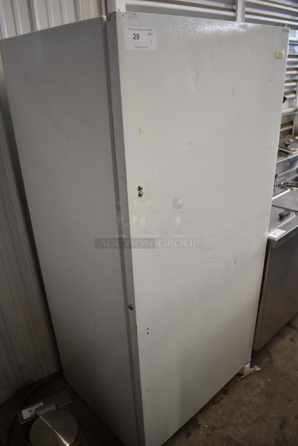 Frigidaire FFU21M7HWM Metal Single Door Reach In Freezer. 115 Volts, 1 Phase. Tested and Working! - Image 2 of 7