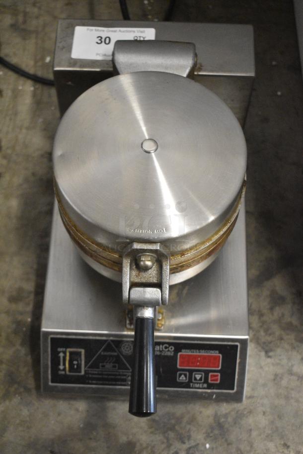 Stainless Steel Commercial Countertop Waffle Cone Maker. 120 Volts, 1 Phase. Tested and Working! - Image 1 of 7