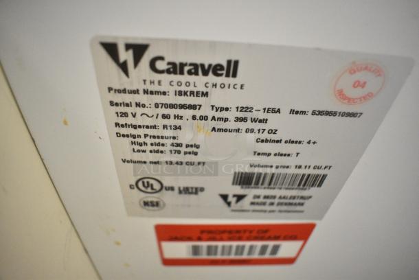 Caravell ISKREM Metal Chest Freezer on Commercial Casters. 120 Volts, 1 Phase. Tested and Working! - Image 5 of 7