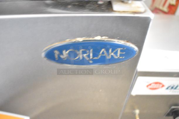 Norlake ZF081SMS/0-2DQ Stainless Steel Commercial 27" Ice Cream 8 Topping Cabinet w/ Freezer Base on Commercial Casters. 115 Volts, 1 Phase. Tested and Working! - Image 4 of 8