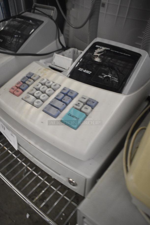 Sharp XE-A102 Countertop Electronic Cash Register.  120 Volts, 1 Phase. - Image 3 of 7