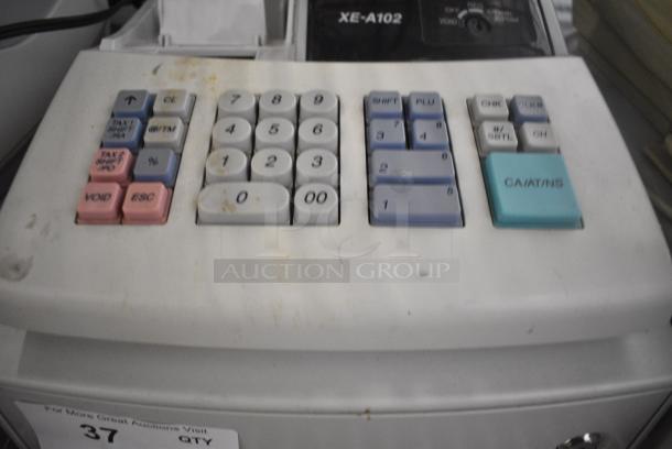 Sharp XE-A102 Countertop Electronic Cash Register.  120 Volts, 1 Phase. - Image 5 of 7