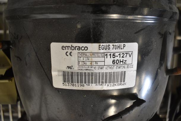 Embraco EGUS 70HLP Motor. 115-127 Volts, 1 Phase. - Image 4 of 4