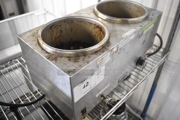 Server TWIN FS Stainless Steel Countertop 2 Well Food Warmer. 120 Volts, 1 Phase. Tested and Powers On But Does Not Get Hot - Image 2 of 6