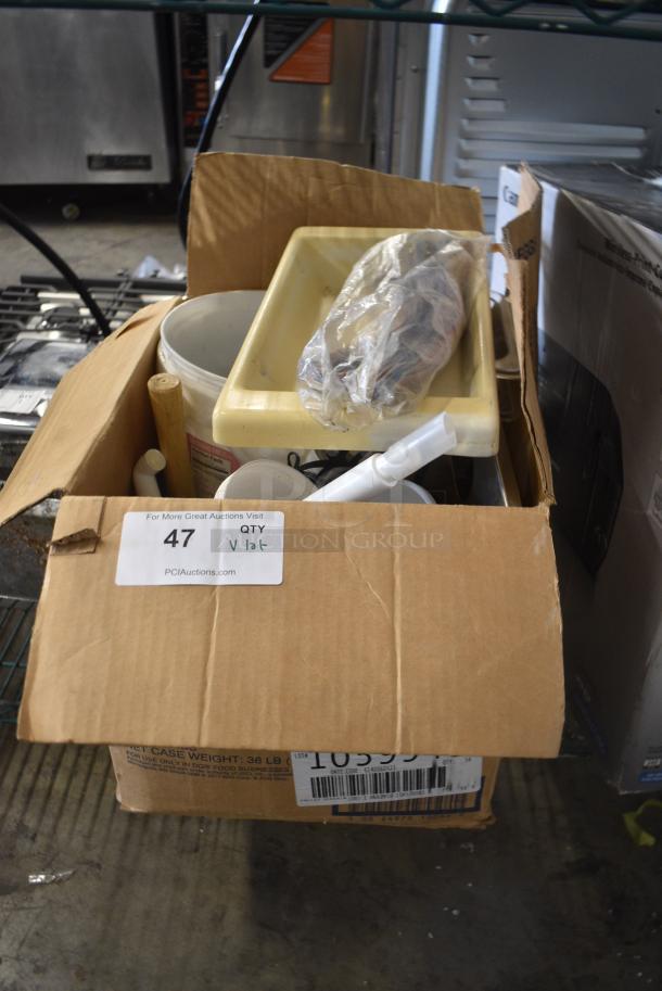 ALL ONE MONEY! Lot of Various Items Including Ice Cream Machine Parts, Knife and Tools - Image 2 of 6