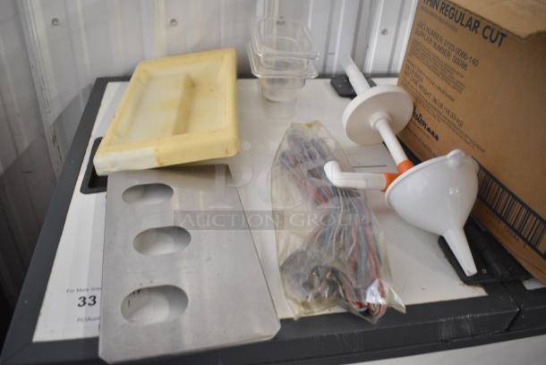 ALL ONE MONEY! Lot of Various Items Including Ice Cream Machine Parts, Knife and Tools - Image 3 of 6