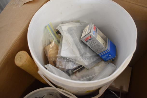 ALL ONE MONEY! Lot of Various Items Including Ice Cream Machine Parts, Knife and Tools - Image 4 of 6