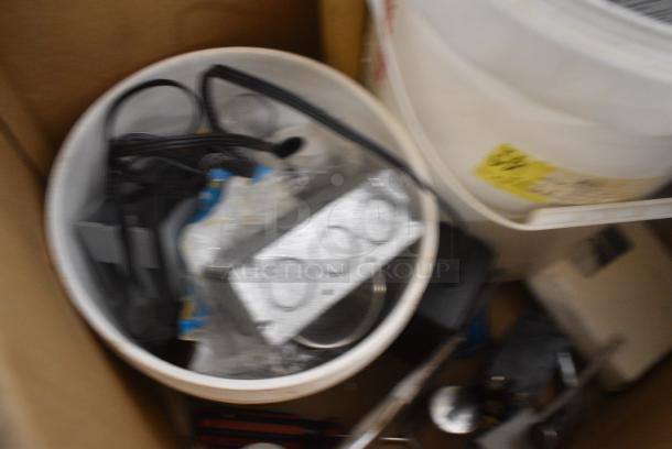 ALL ONE MONEY! Lot of Various Items Including Ice Cream Machine Parts, Knife and Tools - Image 5 of 6