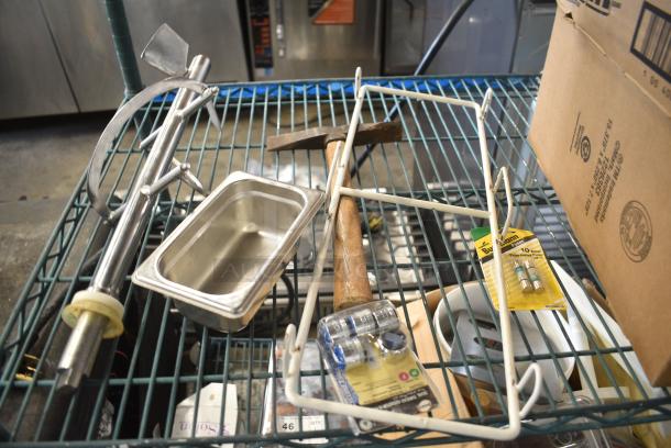 ALL ONE MONEY! Tier Lot of Various Items Including Ice Cream Machine Auger and Utensils - Image 3 of 5