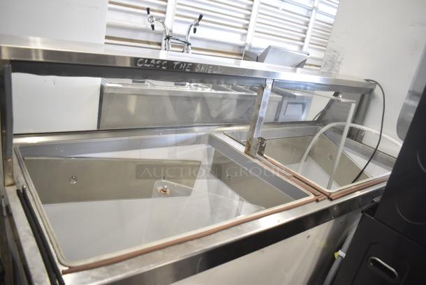 Master-Bilt Metal Commercial Ice Cream Dipping Cabinet. Tested and Powers On But Does Not Get Cold - Image 5 of 5