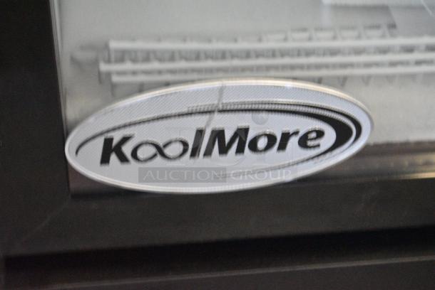 BRAND NEW SCRATCH AND DENT! KoolMore KM-MDR-1GD-8C Metal Commercial Single Door Reach In Cooler Merchandiser. 115 Volts, 1 Phase. Tested and Working! - Image 3 of 6