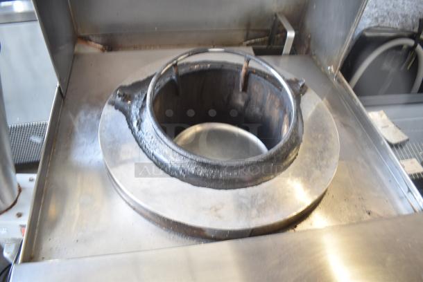 American Range Stainless Steel Commercial Natural Gas Powered Single Burner Wok Range. - Image 4 of 6