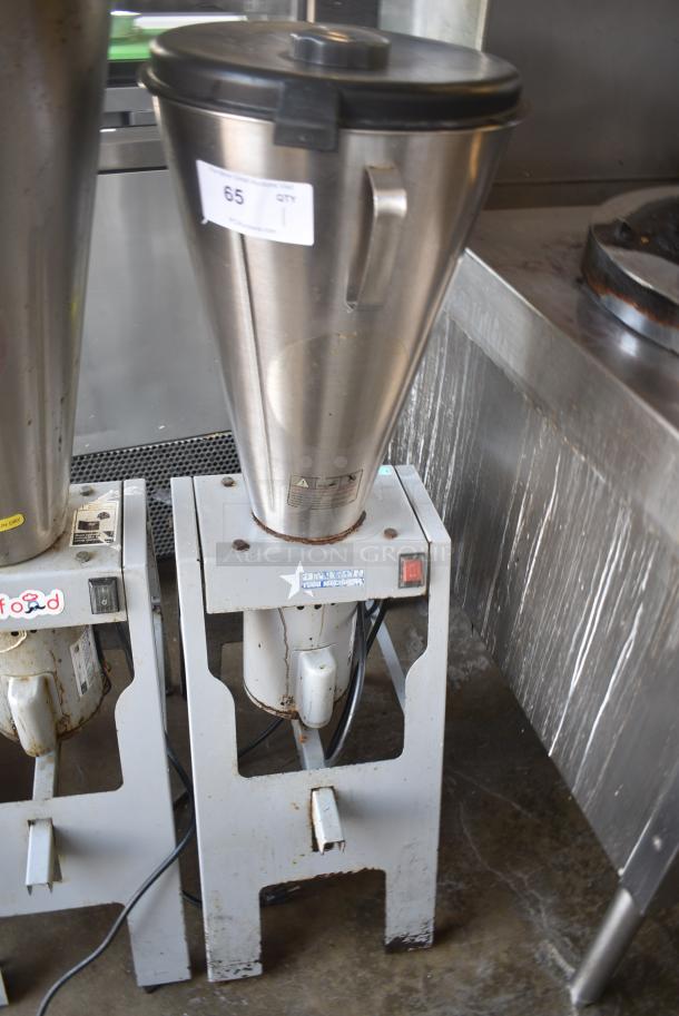 Omcan LAR-15PMB Stainless Steel Commercial Tilting Blender. 110 Volts, 1 Phase. Tested and Working! - Image 1 of 6
