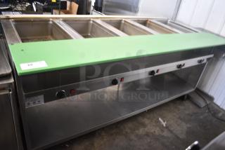 Randell 3615 Stainless Steel Commercial Electric Powered 5 Bay Steam Table. 208/240 Volts, 1 Phase.