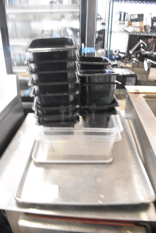 ALL ONE MONEY! Lot of 24 Various Items Including Poly Drop In Bins and Metal Baking Pan - Image 1 of 5