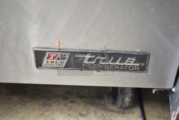 True TWT-60 Stainless Steel Commercial 2 Door Work Top Cooler on Commercial Casters. 115 Volts, 1 Phase. Tested and Working! - Image 4 of 9