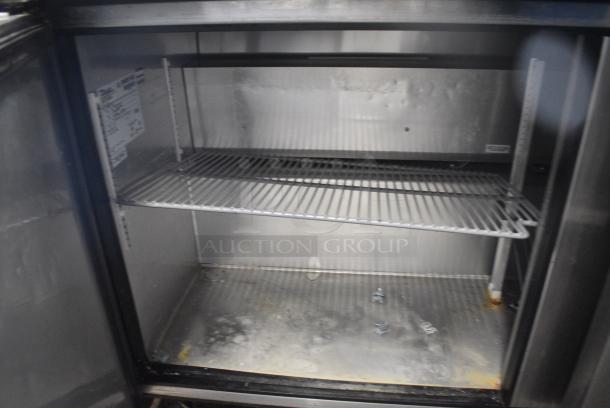 True TWT-60 Stainless Steel Commercial 2 Door Work Top Cooler on Commercial Casters. 115 Volts, 1 Phase. Tested and Working! - Image 8 of 9