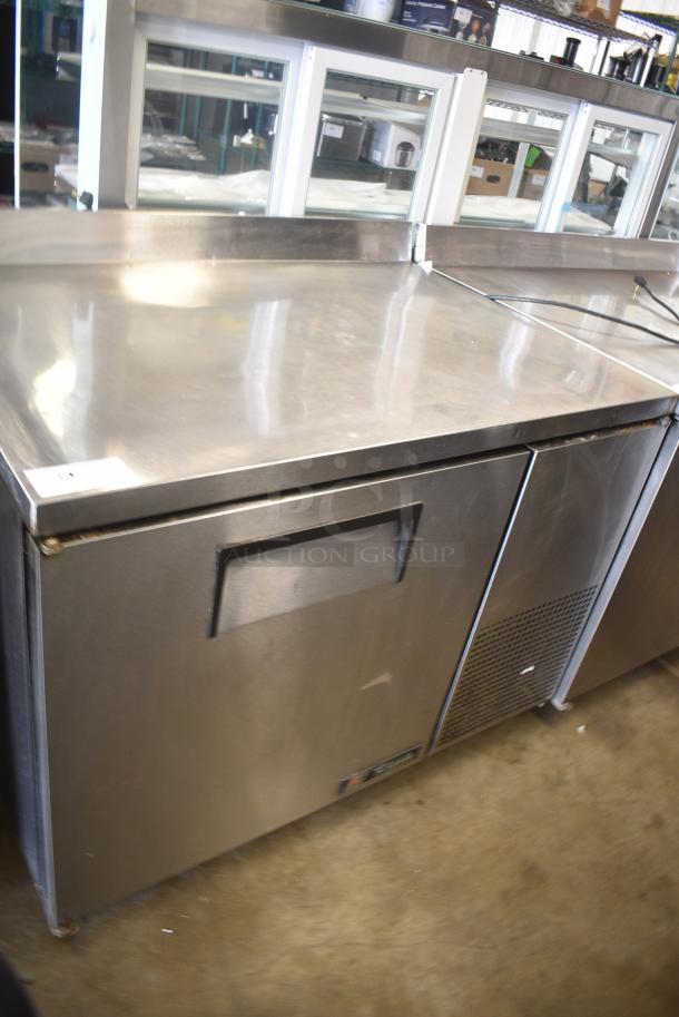 True TWT-44F Stainless Steel Commercial Single Door Work Top Freezer on Commercial Casters. 115 Volts, 1 Phase. Tested and Working! - Image 1 of 7