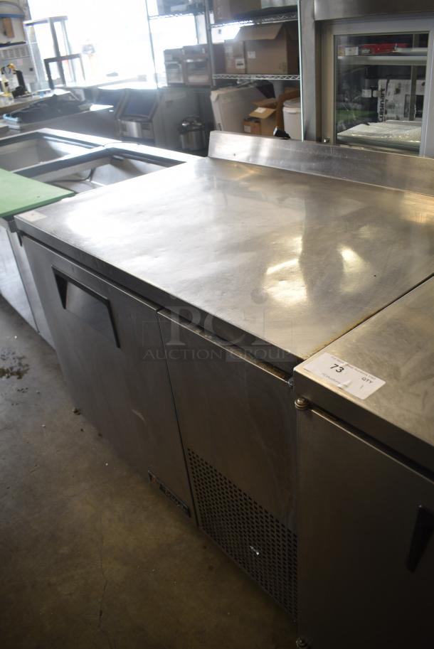 True TWT-44F Stainless Steel Commercial Single Door Work Top Freezer on Commercial Casters. 115 Volts, 1 Phase. Tested and Working! - Image 2 of 7