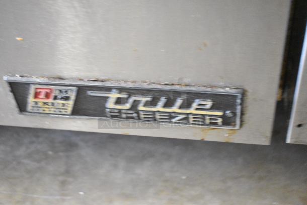 True TWT-44F Stainless Steel Commercial Single Door Work Top Freezer on Commercial Casters. 115 Volts, 1 Phase. Tested and Working! - Image 3 of 7