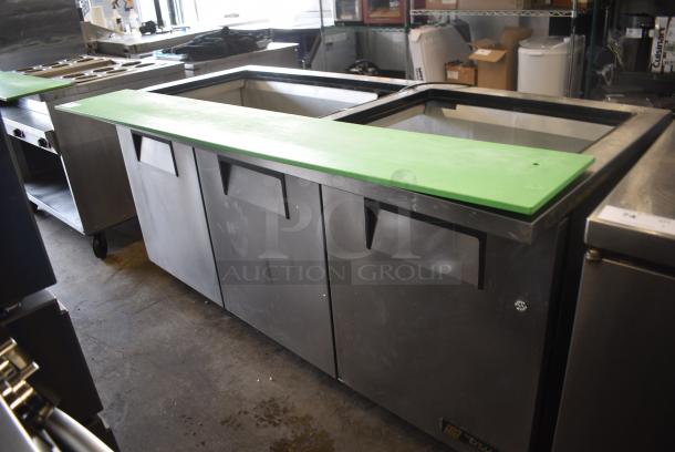 True TSSU-72-30M-B-ST Stainless Steel Commercial Prep Table on Commercial Casters. 115 Volts, 1 Phase. Tested and Powers On But Does Not Get Cold - Image 1 of 11