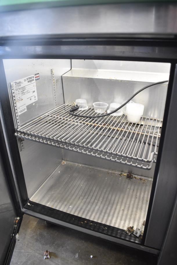 True TSSU-72-30M-B-ST Stainless Steel Commercial Prep Table on Commercial Casters. 115 Volts, 1 Phase. Tested and Powers On But Does Not Get Cold - Image 10 of 11