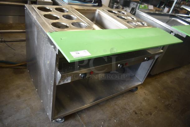 Randell 3615 Stainless Steel Commercial Electric Powered 3 Bay Steam Table on Commercial Casters. 208/240 Volts, 1 Phase. - Image 2 of 7