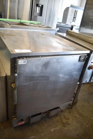 Winston CVap Stainless Steel Commercial Holding Cabinet on Commercial Casters. 120 Volts, 1 Phase. Tested and Working!