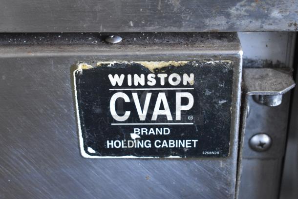 Winston CVap Stainless Steel Commercial Holding Cabinet on Commercial Casters. 120 Volts, 1 Phase. Tested and Working! - Image 3 of 10