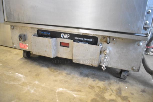 Winston CVap Stainless Steel Commercial Holding Cabinet on Commercial Casters. 120 Volts, 1 Phase. Tested and Working! - Image 4 of 10