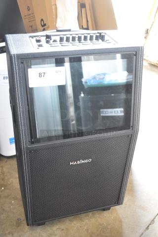 Masingo Allegro X8 Karaoke Machine on 2 Casters.