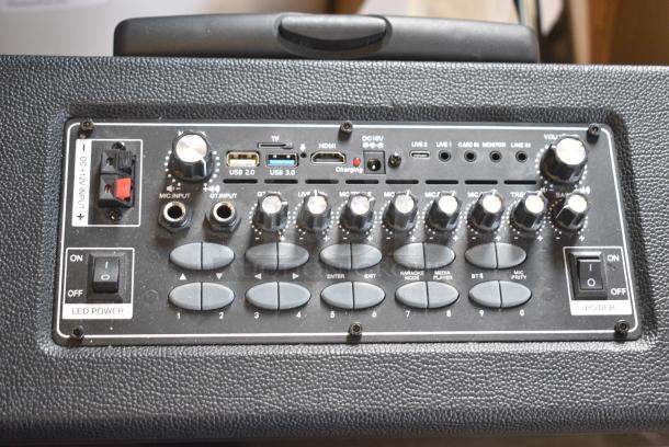 Masingo Allegro X8 Karaoke Machine on 2 Casters. - Image 3 of 7