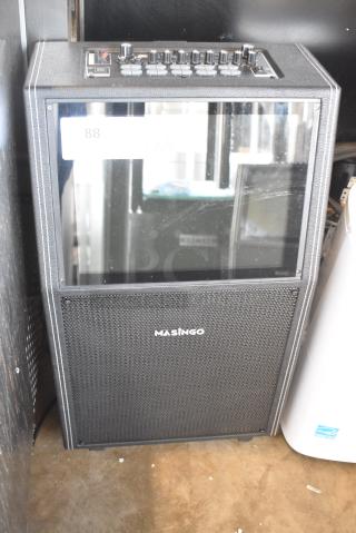 Masingo Allegro X8 Karaoke Machine on 2 Casters.