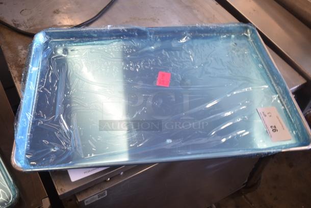 3 BRAND NEW SCRATCH AND DENT! Choice 407BUNFULL Full Size 18" x 26" 19 Gauge Wire in Rim Aluminum Bun Pan / Sheet Pan. 3 Times Your Bid! - Image 3 of 4