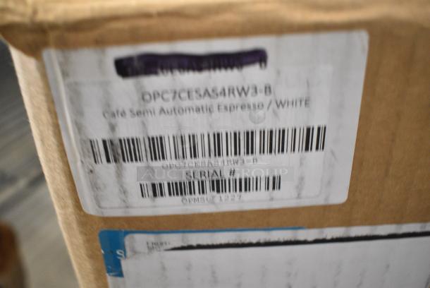 IN ORIGINAL BOX! Cafe Bellissimo OPC7CESAS4RW3-B Semi Automatic Espresso Machine. - Image 4 of 4