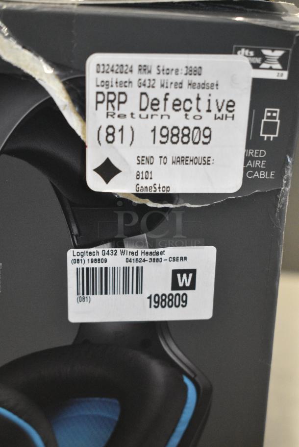 3 IN ORIGINAL BOX! Items Including G432 Headphones, X004E2W5UT Seagate Desktop Drive, Moen TS42114BL Weymouth Lavatory Hi Arc Spout. 3 Times Your Bid! - Image 3 of 8