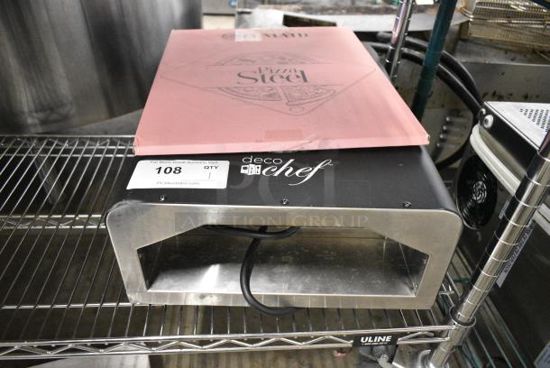 Deco Chef DGEPZ03BLK Metal Countertop Electric Pizza Oven. 120 Volts, 1 Phase. - Image 2 of 7