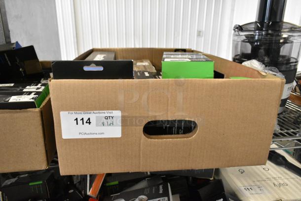 ALL ONE MONEY! Lot of IN ORIGINAL BOX! Items Including Nintendo Switch Charger / Game Docks, Nintendo Switch Controller Grip Kit, VP Protection Kit, PlayStation 5 Disc Edition Console Silicone Cover - Image 2 of 5