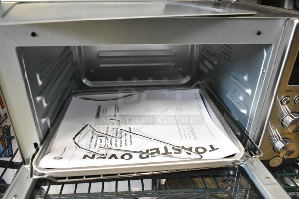 BRAND NEW SCRATCH AND DENT! General Electric GE   G9OCAASSP1SS Electric Powered Countertop Toaster Oven. 120 Volts, 1 Phase. Tested and Working! - Image 5 of 8