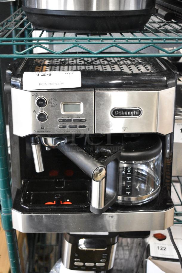 BRAND NEW SCRATCH AND DENT! DeLonghi BCO430 Countertop Combination Espresso Coffee Machine. 120 Volts, 1 Phase. - Image 1 of 6