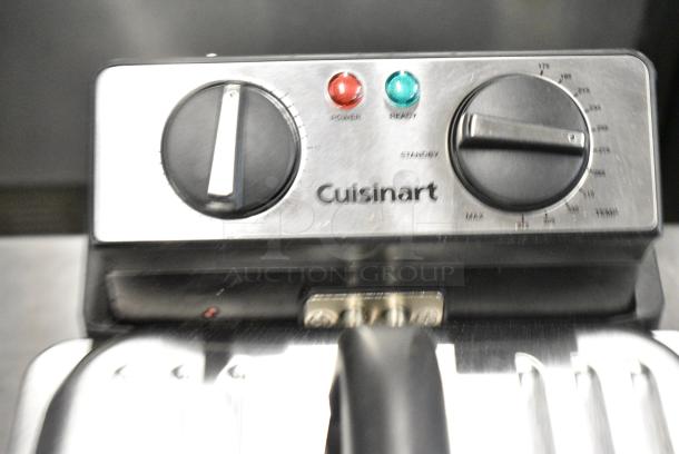 Cuisinart Metal Countertop Electric Powered Fryer w/ Metal Basket and Lid. 120 Volts, 1 Phase. - Image 4 of 7