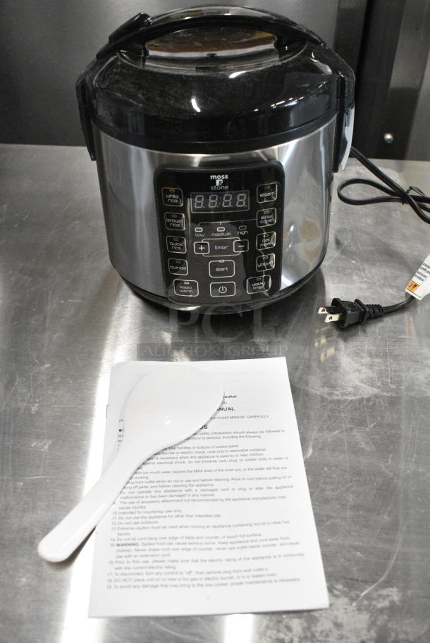 4 BRAND NEW SCRATCH AND DENT! Moss & Stone ARC1525E Digital Multi Function Rice Cooker. 120 Volts, 1 Phase. 4 Times Your Bid! - Image 5 of 10